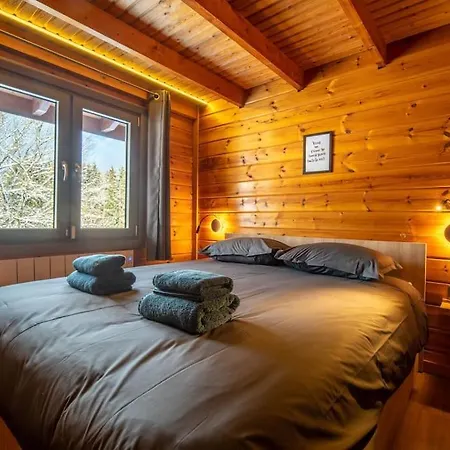 Pétillant Aux 3 étangs Avec Spa, Sauna Et Véranda Chalet Gerbépal