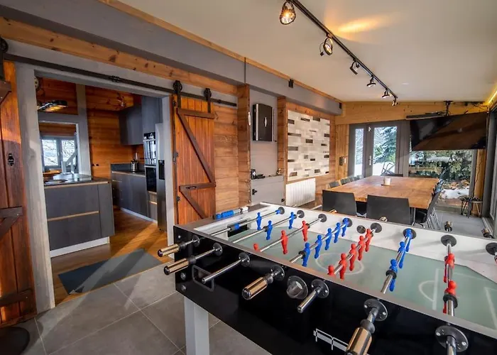 Petillant Aux 3 Etangs Avec Spa, Sauna Et Veranda Domek alpejski *